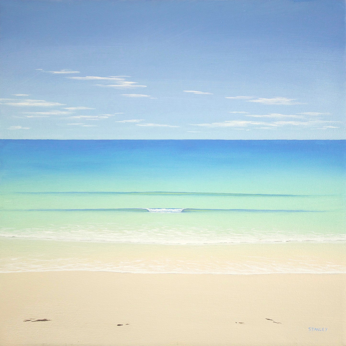 Bay of Fires, East Coast Tasmania. An original oil painting by Richard Stanley. www.theartofrichardstanley.com.au