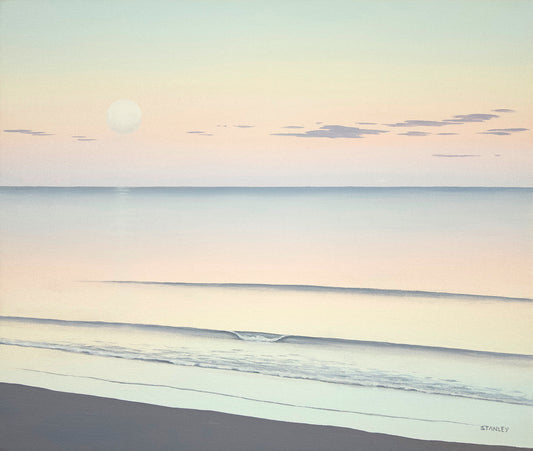 Moonscape 2 Original Oil painting by Richard Stanley, Tasmania.