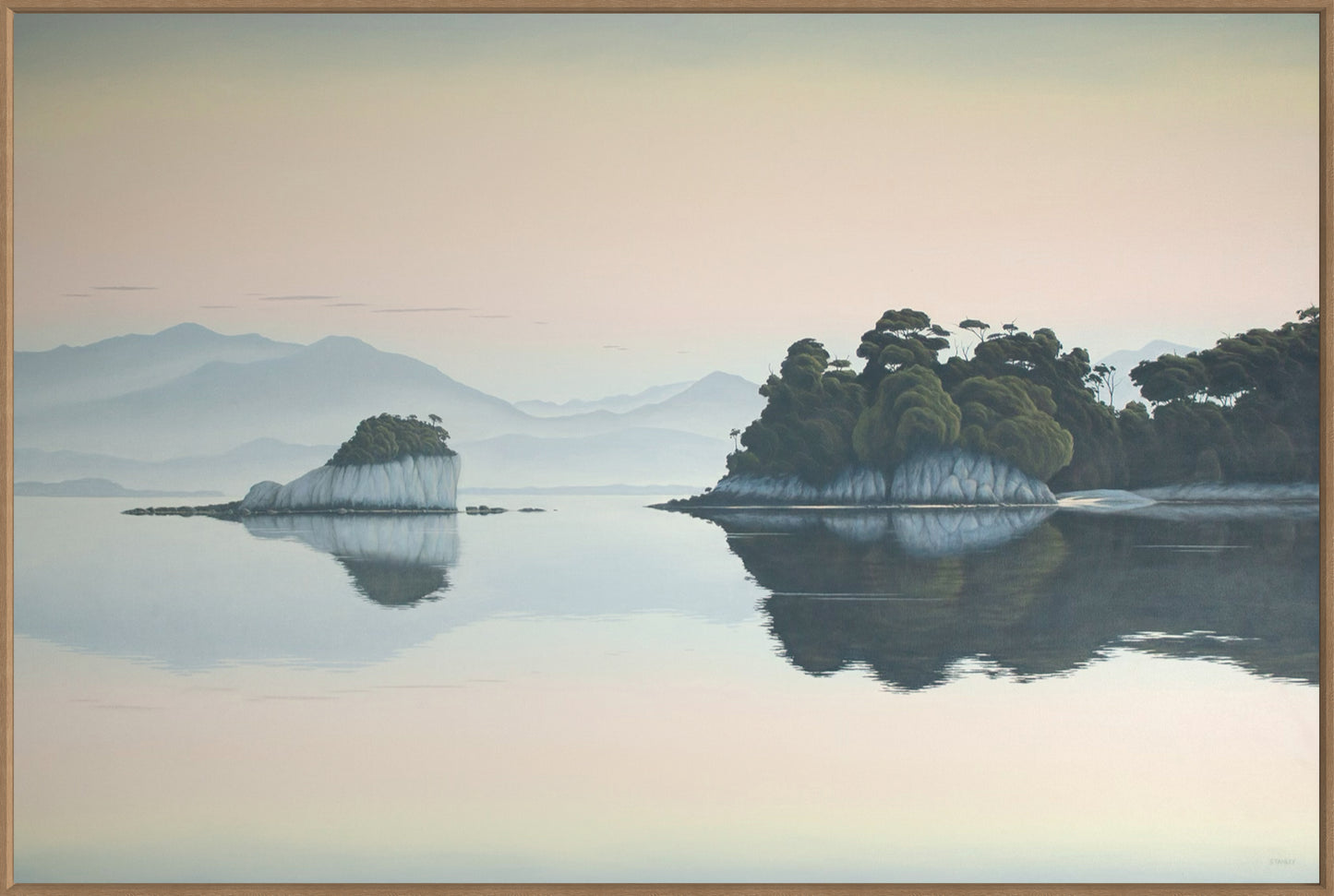 Celery Top Islands at Twilight. Sth. West Tasmania