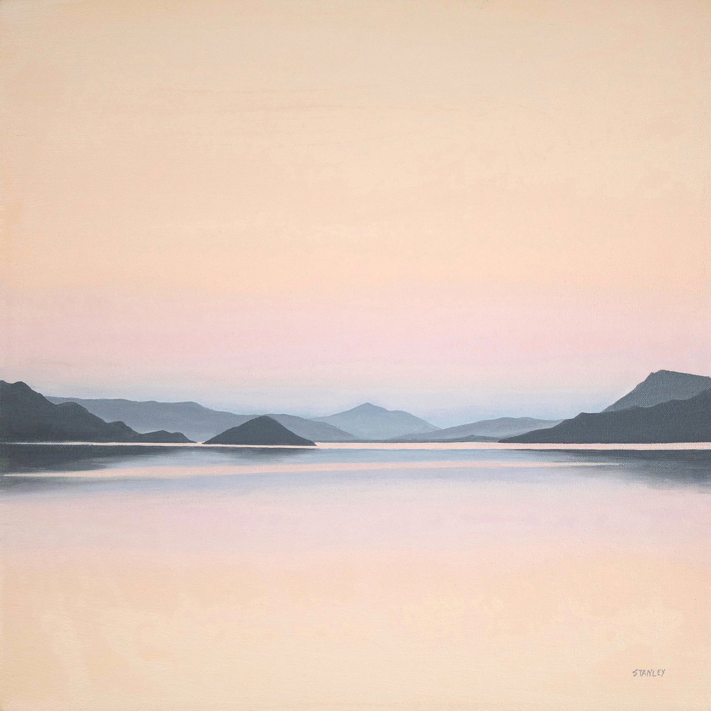 South West Wilderness, Tasmania from an oil painting by Richard Stanley. www.theartofrichardstanley.com.au