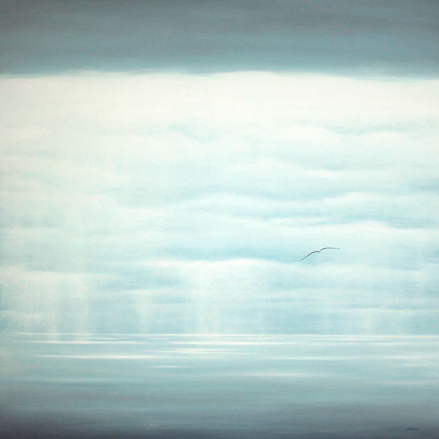 The Veils with Albatross. The original oil painting by Richard Stanley