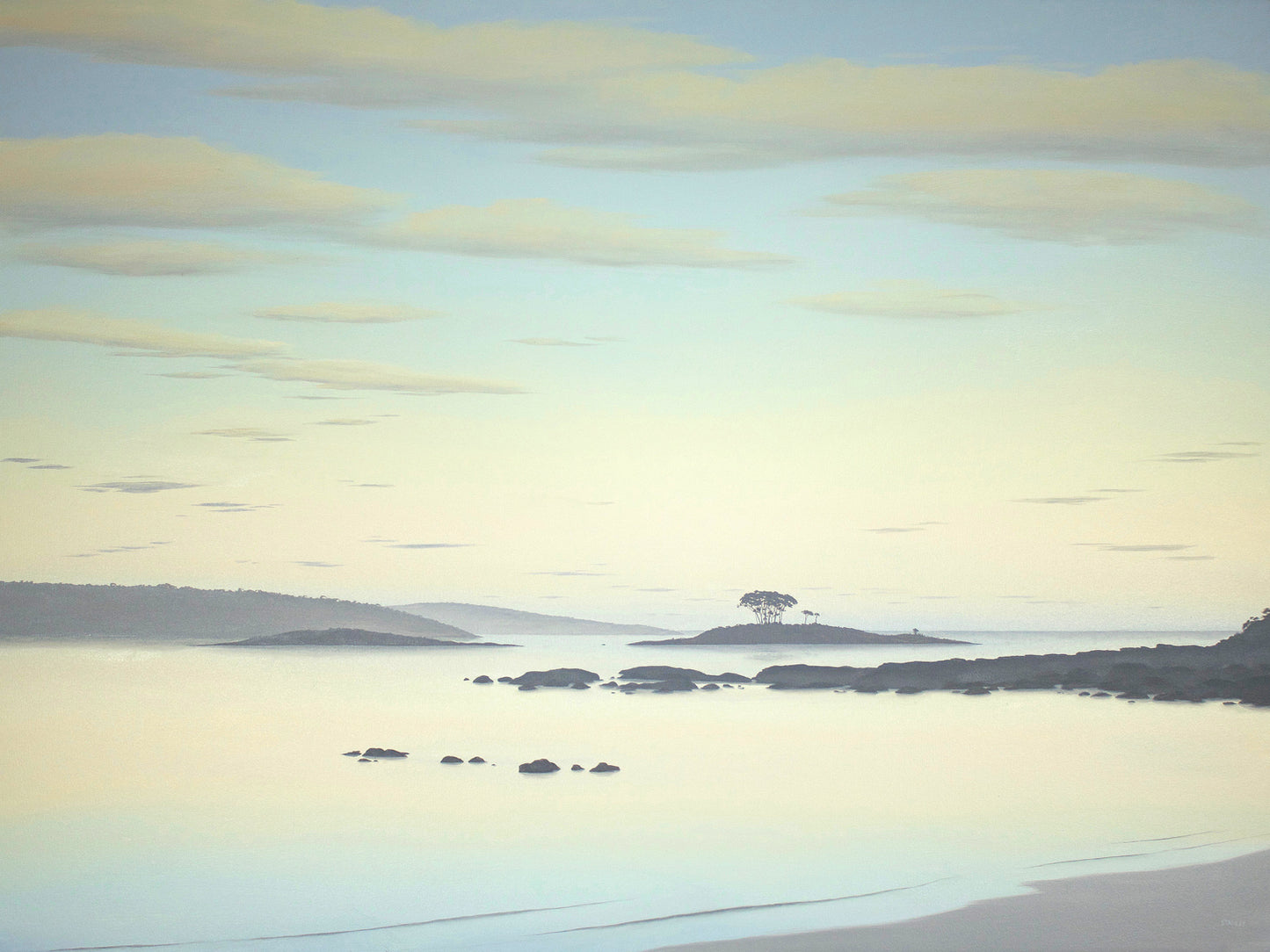 White Beach, Tasman Peninsula, Tasmania Original oil painting by Richard Stanley
