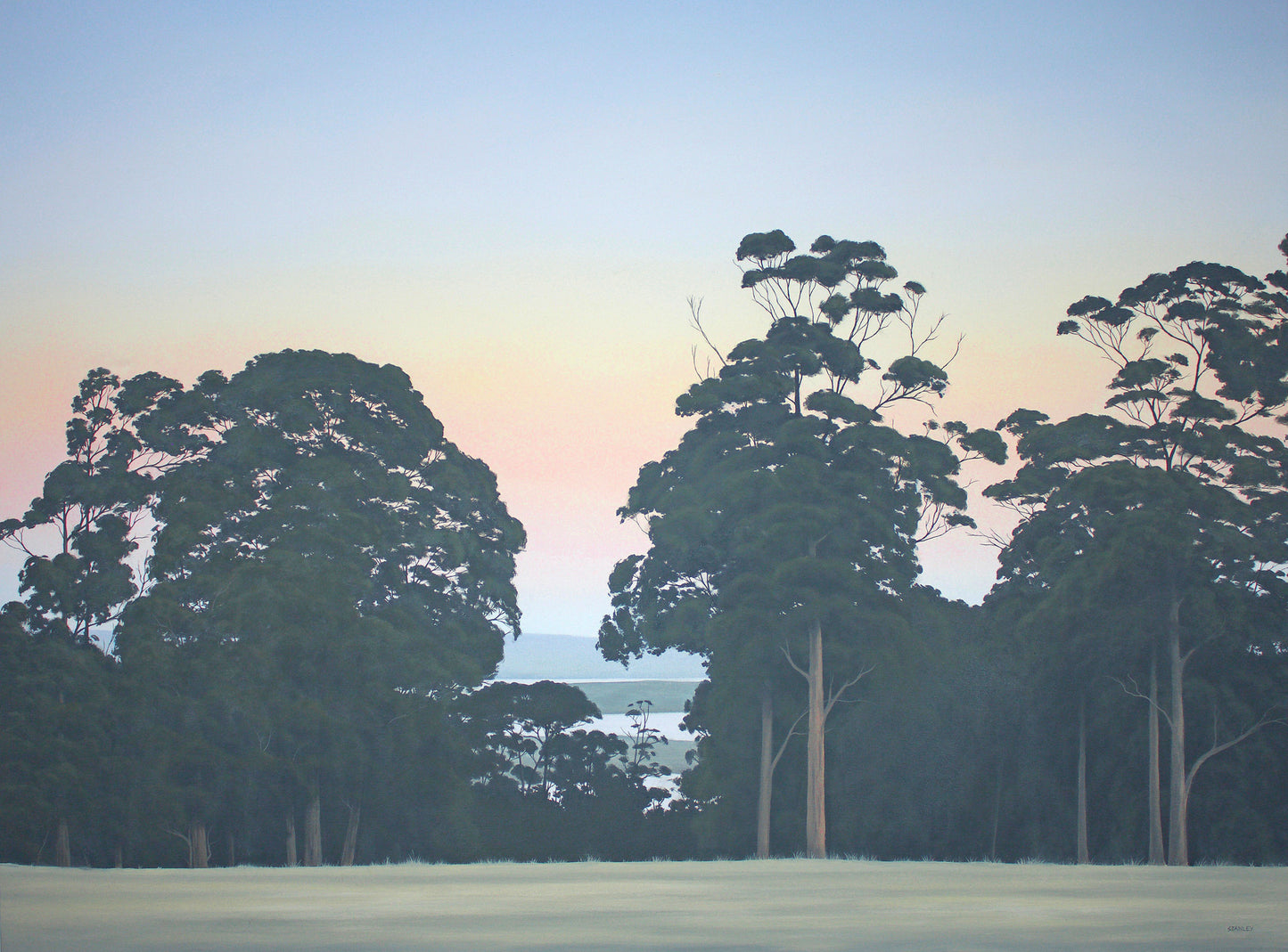 Hills of Lunawanna, Bruny Island, Tasmania.