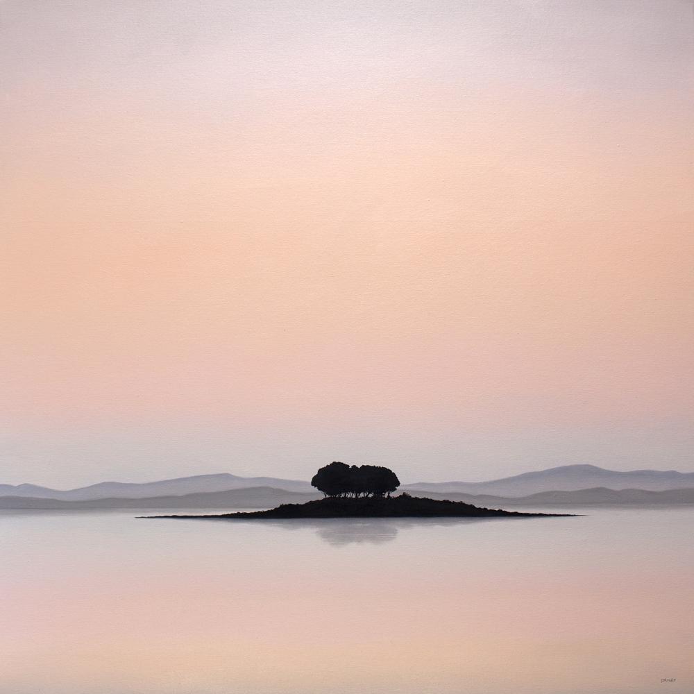 Dusk, Brother Island. Original Oil Paintings The Art of Richard Stanley