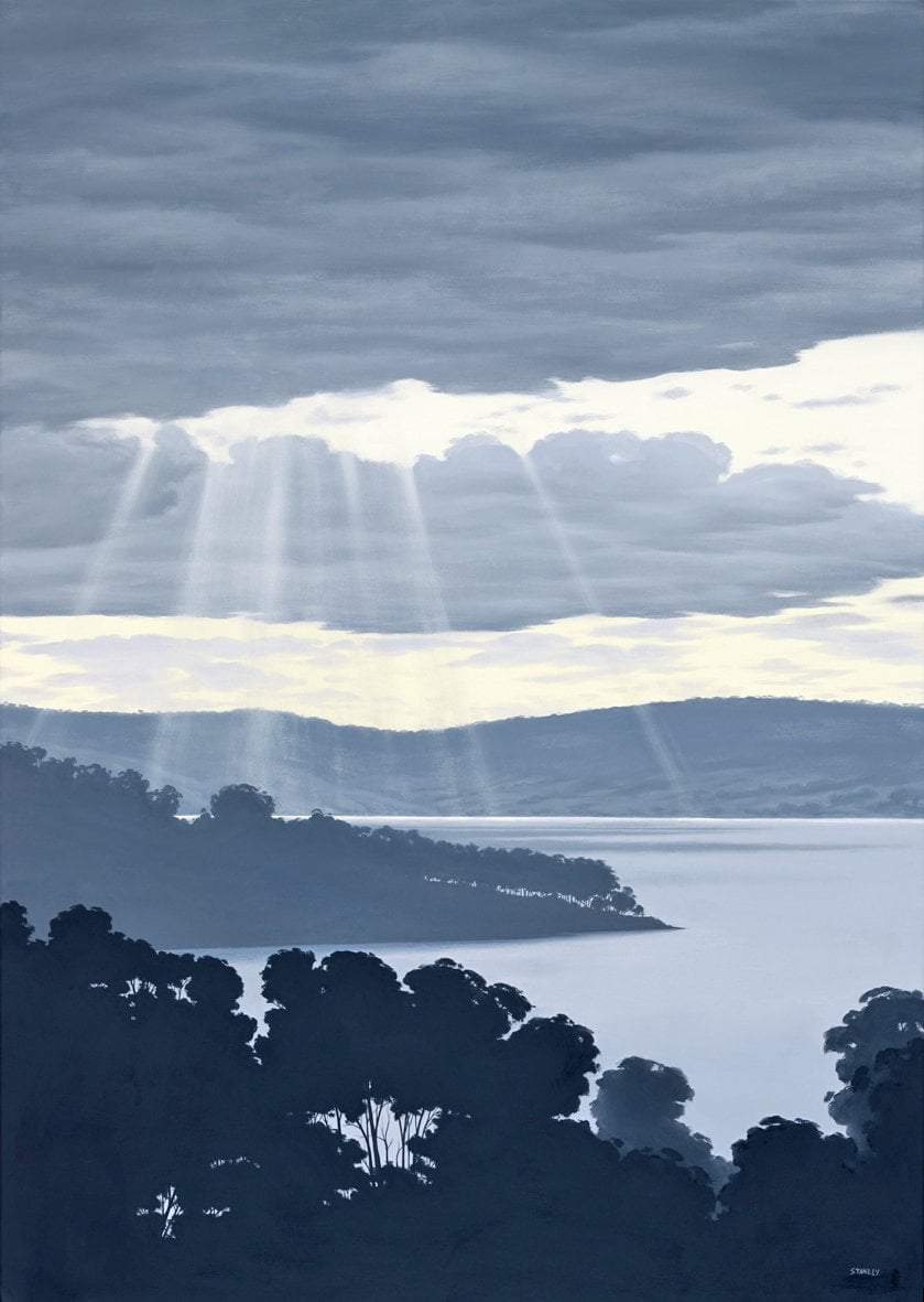 Fingers of God 2. Tasmania. Original Oil Painting Original Oil Paintings The Art of Richard Stanley