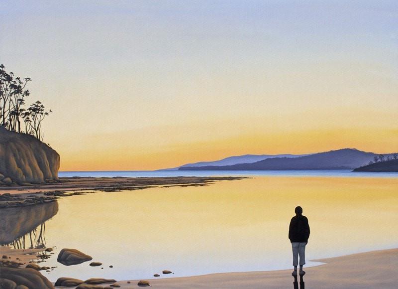 Psalm 46:10, Randalls Bay, Tasmania. Fine Art Prints The Art of Richard Stanley