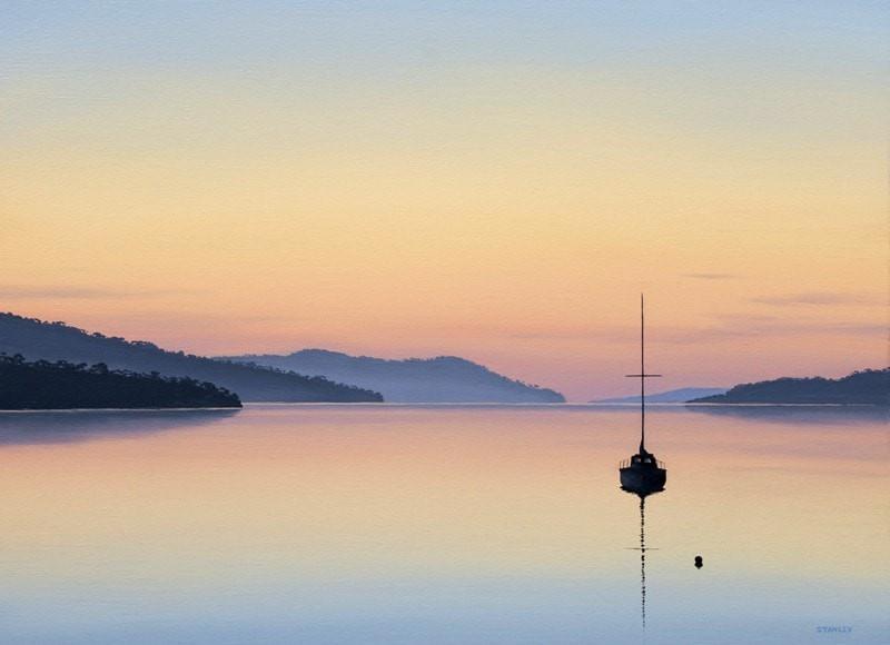 The Majestic Hour, Kettering, Tasmania. Fine Art Print Award Winner / Tasmanian Art / The Art of Richard Stanley 