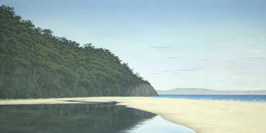 Kingston Beach Browns River Tasmania oil painting Richard Stanley