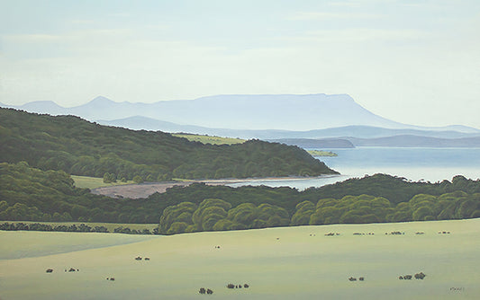 Kunanyi (Mt. Wellington), Tasmania. From Bruny Island