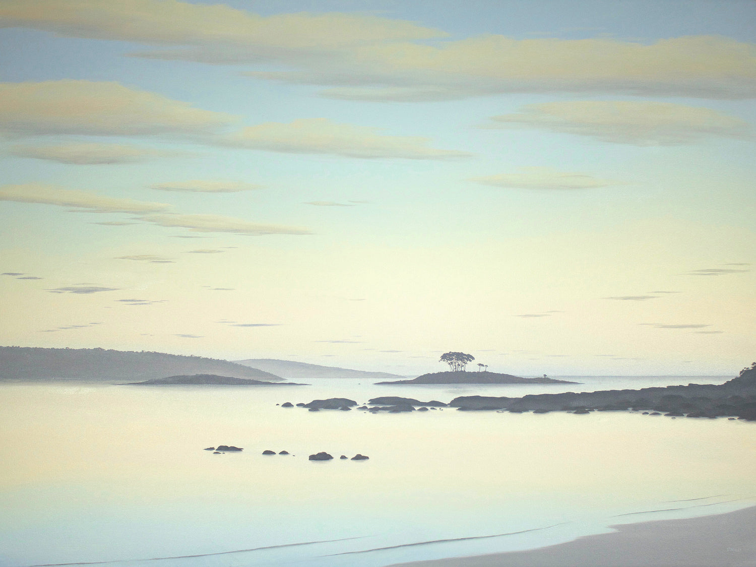 White Beach, Tasman Peninsula, Tasmania Original oil painting by Richard Stanley