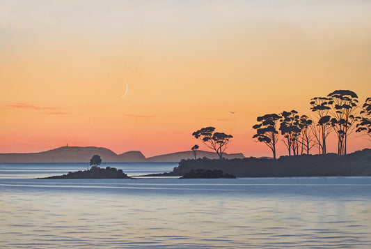 Cape Bruny from Southport, Tasmania oil painting / Tasmanian Art / The Art of Richard Stanley