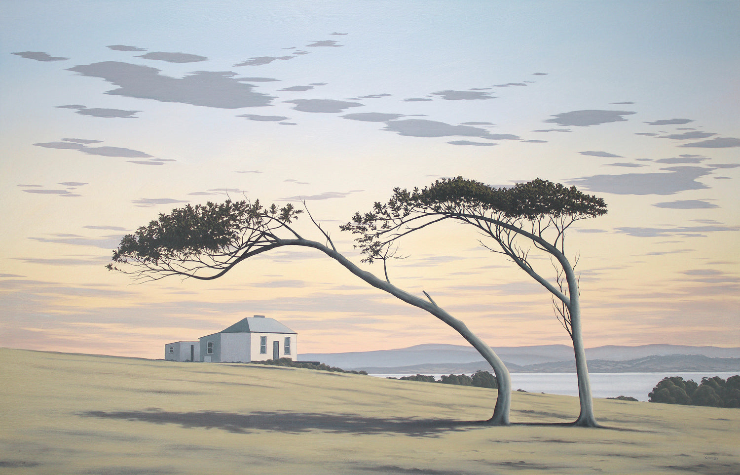 Maria Island East Coast Tasmania oil painting / Tasmanian Art / The Art of Richard Stanley