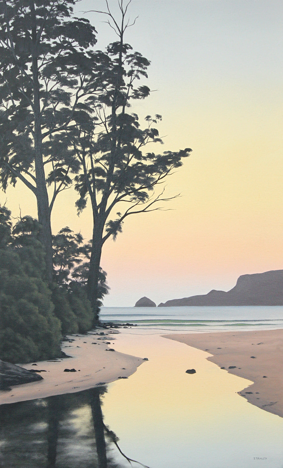 Two Tree Point 2 Bruny Island Tasmania oil painting / Tasmanian Art / The Art of Richard Stanley 