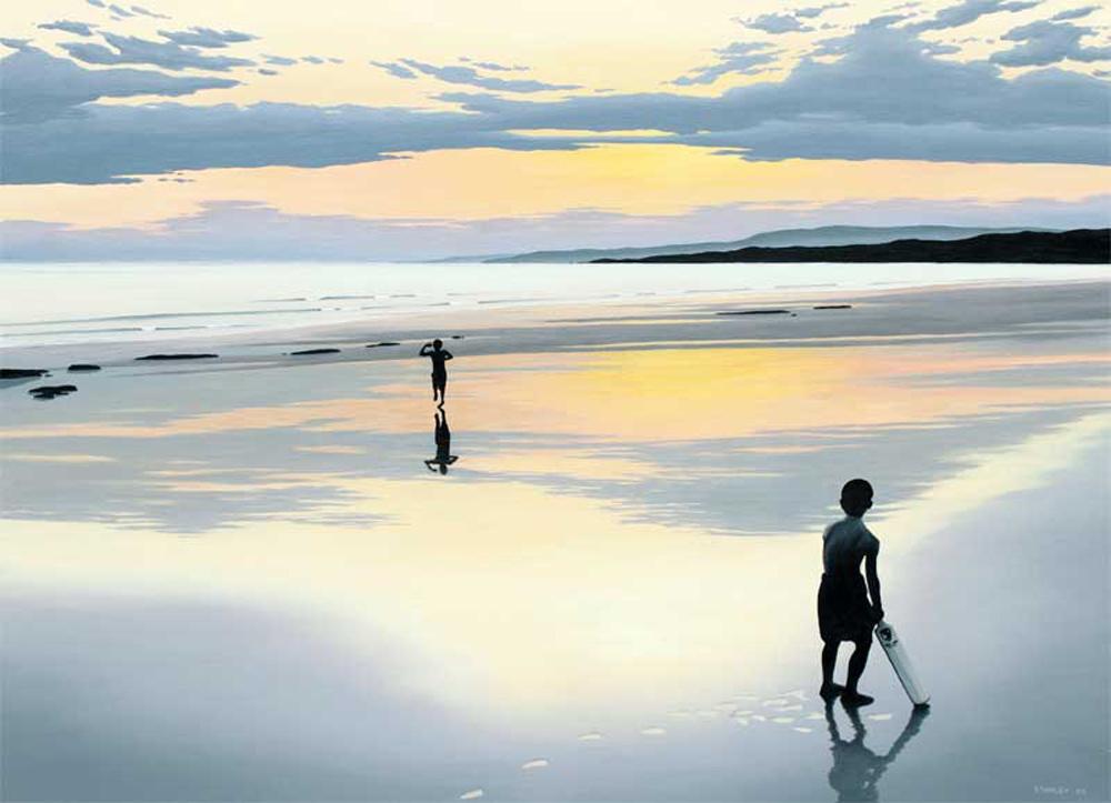 A Fresh Pitch. Bruny Island, Tasmania oil painting / Canvas Print / The Art of Richard Stanley