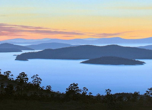 Bruny Island from Woodbridge Hill (Part B of 3) Fine Art Print / Tasmanian Art / The Art of Richard Stanley