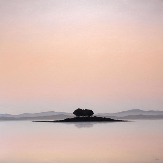 Dusk, Brother Island. Original Oil Paintings The Art of Richard Stanley