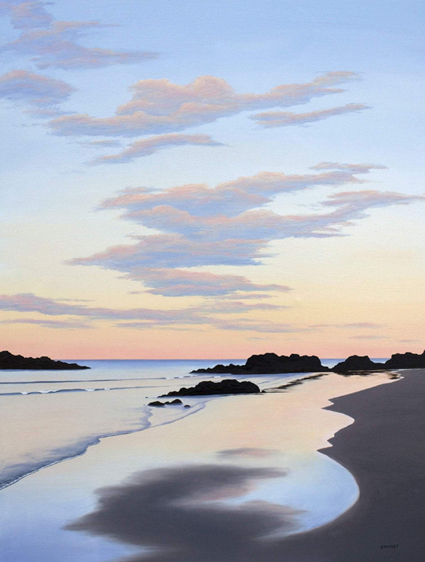 East Coast, Bicheno. Tasmania. Canvas Prints The Art of Richard Stanley