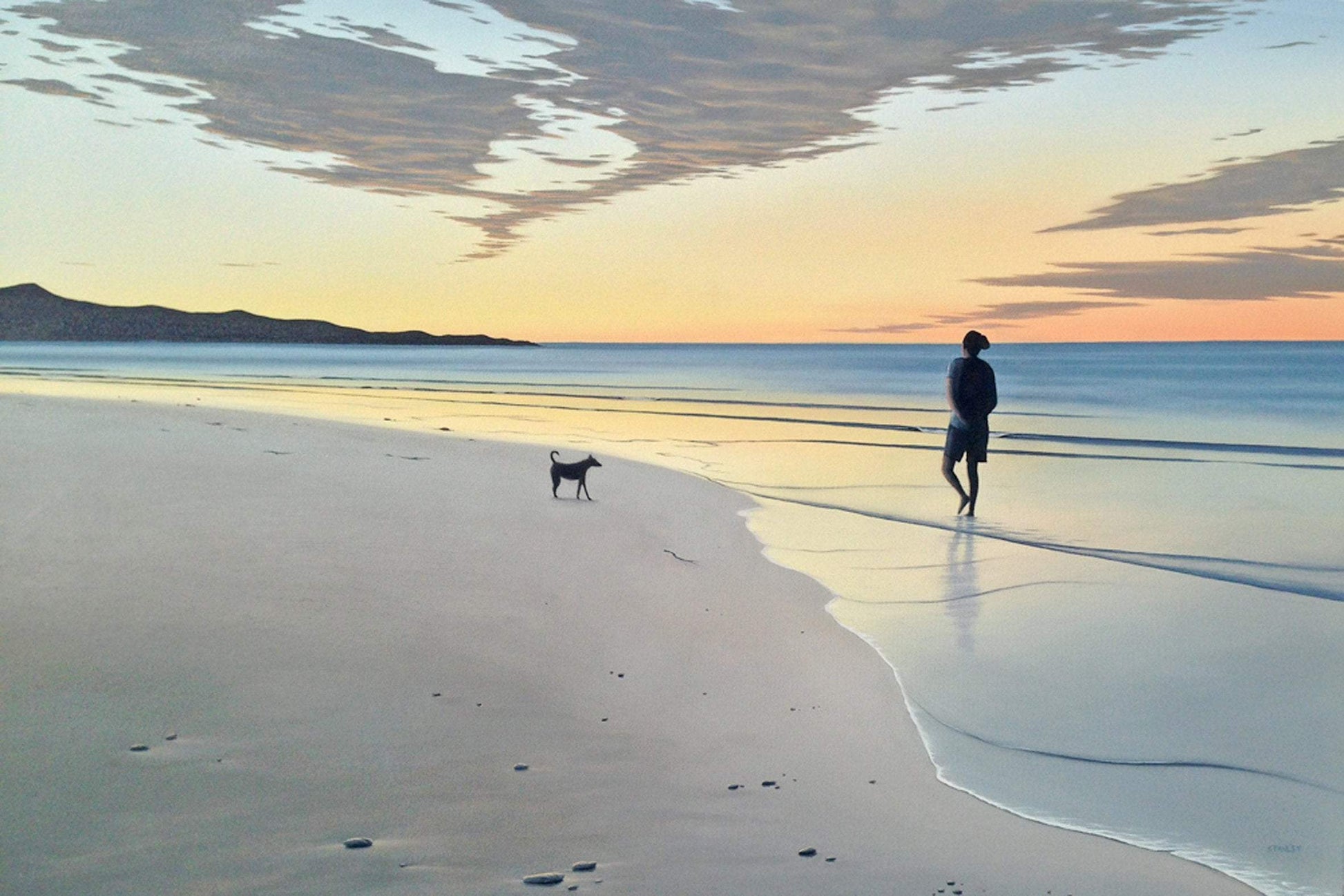 Friendly Beaches, East Coast, Tasmania. Canvas Print / Tasmanian Art / The Art of Richard Stanley