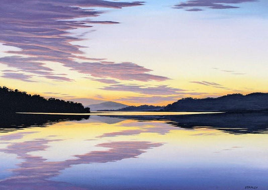 Glaziers Bay, Huon Valley, Tasmania. Fine Art Print / Tasmanian Art / The Art of Richard Stanley