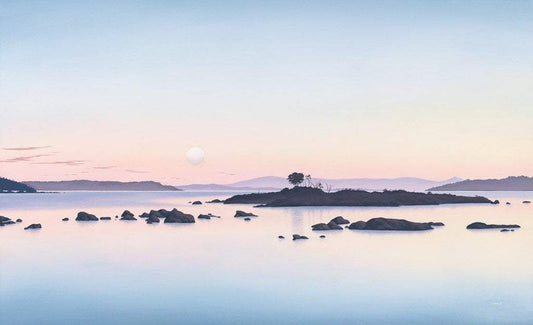 Super Moon, Cockle Creek, Tasmania. Canvas Print. Canvas Prints The Art of Richard Stanley