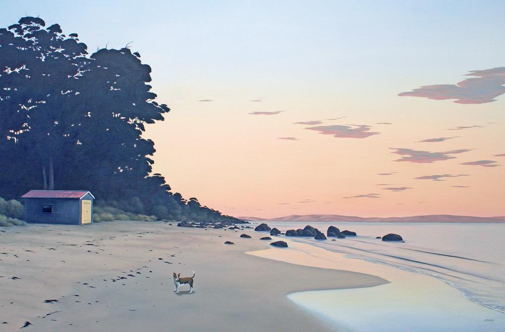 Taroona Beach. Tasmania Fine Art Prints The Art of Richard Stanley
