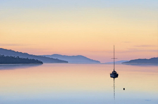 The Majestic Hour, Kettering, Tasmania. Canvas Print Award Winner / Tasmanian Art / The Art of Richard Stanley 