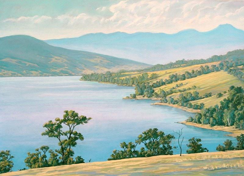 Wattle Grove, Tasmania Fine Art Print / Tasmanian Art / The Art of Richard Stanley